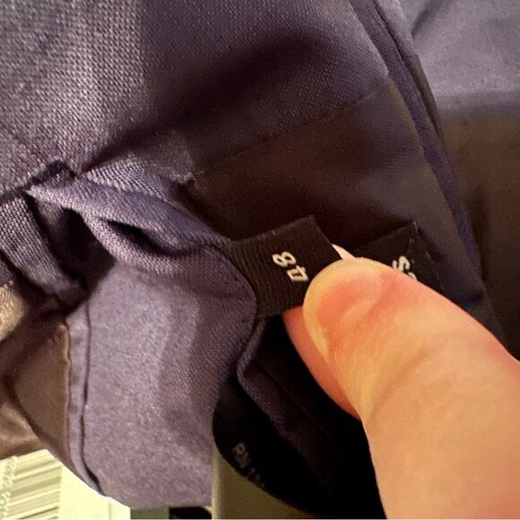 The Kooples Wool Blue Fitted Two Button Closure Suit Blazer Jacket Sz 38 NEW - Picture 10 of 13